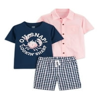 Carter's Child Of Mine Set odjeće za bebe i male dječake, 3 komada, veličine 12M-5T