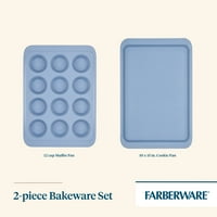 Farberware jednostavna rješenja Neprianjajuća posuda za Bakeware Lim i Set tave za muffine od 12 šoljica,