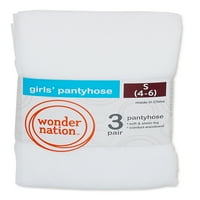 Wonder Nation ženske čiste najlonke, pakovanje, veličine 4-16