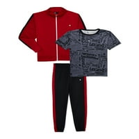 Boys tricot Sako, majica i trenerka za Jogger pantalone, 3-dijelni Set, veličine 4-12