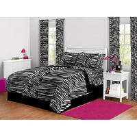 Latitude Zebra Ispiši kompletan krevet u setu posteljine od vrećice