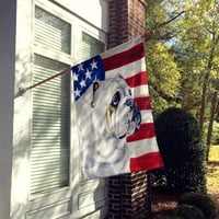 Američka zastava s engleskim buldogom zastava platnene kuće