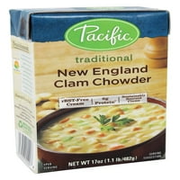 Pacifička hrana Nova Engleska Clam Chowder, 17-unci