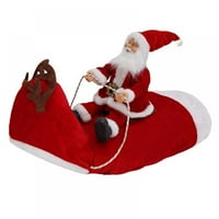 Božićni kostim, pas Santa Claus kostim pas, psi Pet-ovci Santa Claus Vožnja na kućnom ljubimcu za donje
