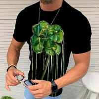 Muška grafička majica Dan St. Patrickov muški unisni dnevni majica 3D grafički grafički print kratkih