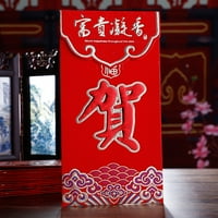 Naierhg Lucky Pocket Dodaj atmosfere papir karakter obrazac vjenčanje crvena koverta za Festival