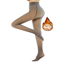 Abtel žene Pantyhose tanke nogavice plus veličine hulahopke dame zadebljane joga čarape kafa 220g jedna