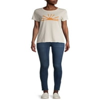 Grey Grayson socijalne žene sunce kratki rukav grafički T-Shirt