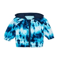 Wonder Nation Baby Boy reverzibilna jakna za vjetrovke, majica i pantalone za trčanje, komplet odjeće